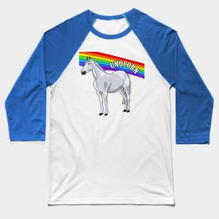 Shadow the Unocorn - Unicorn Art Baseball T-Shirt